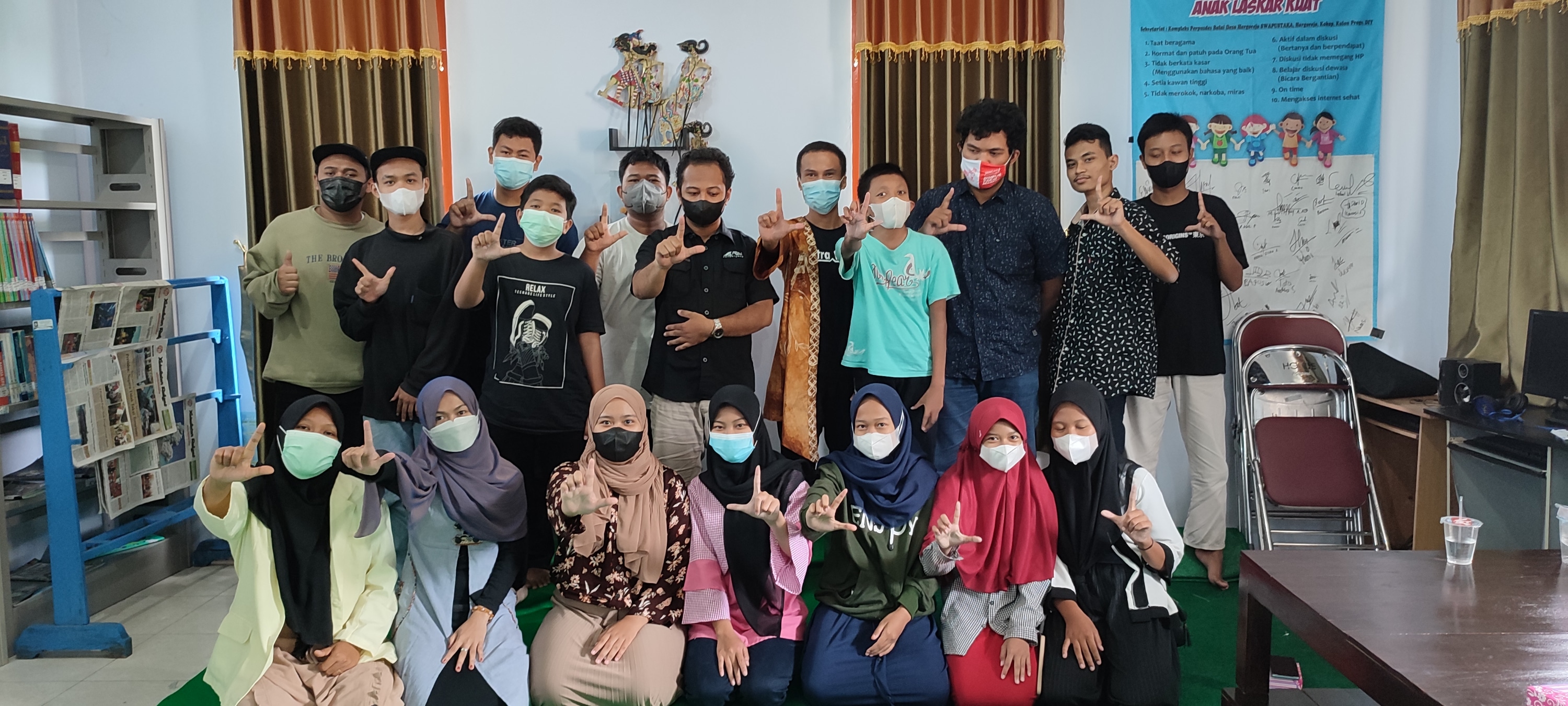 Belajar Berpuisi Bersama, Komunitas Laskar Kuat Terus Maju